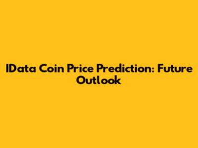 IData Coin Price Prediction: Future Outlook