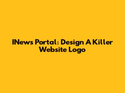 INews Portal: Design A Killer Website Logo
