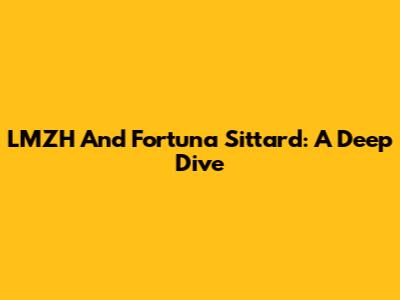 LMZH And Fortuna Sittard: A Deep Dive