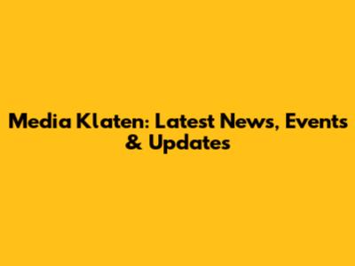 Media Klaten: Latest News, Events & Updates