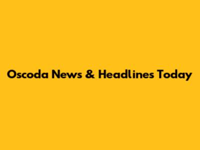 Oscoda News & Headlines Today