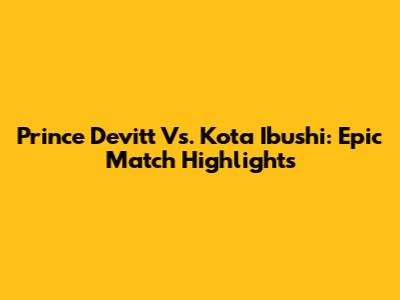 Prince Devitt Vs. Kota Ibushi: Epic Match Highlights