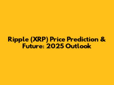 Ripple (XRP) Price Prediction & Future: 2025 Outlook