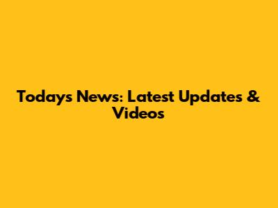 Today's News: Latest Updates & Videos
